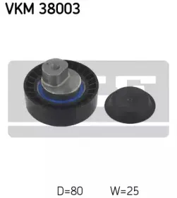 VKM 38003 SKF Натяжной ролик, поликлиновойремень VKM 38003 SKF Натяжной ролик, поликлиновойремень